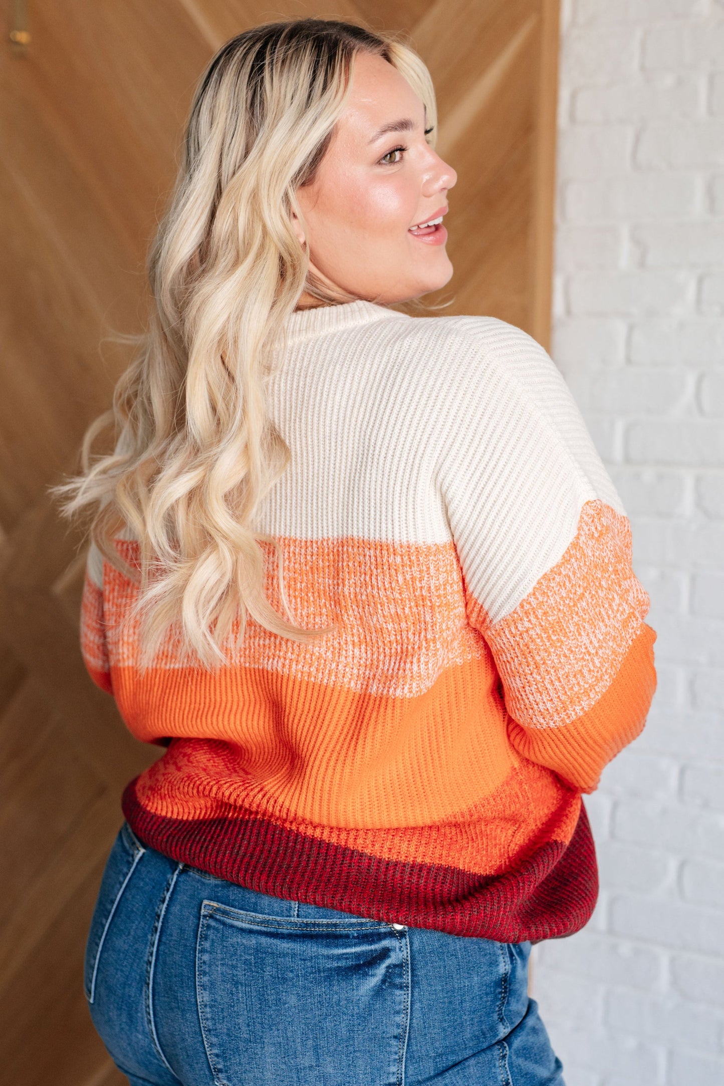 All Too Well Color Block Sweater – Trendy & Cozy Knitwear, Perfect for Layering