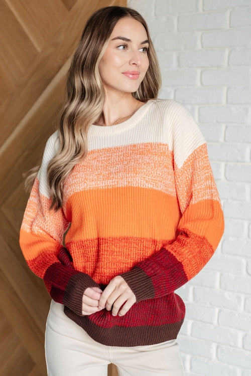 All Too Well Color Block Sweater – Trendy & Cozy Knitwear, Perfect for Layering