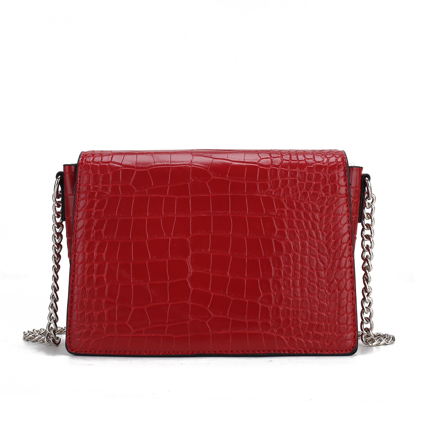 MKF Collection Hope Crocodile Embossed Vegan Leather Shoulder Handbag by Mia K