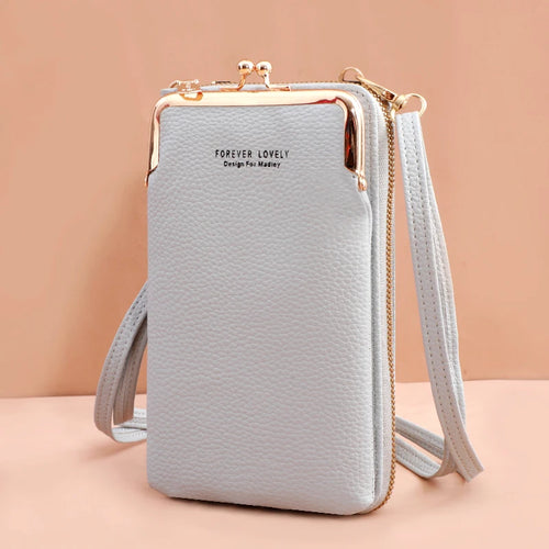 Mini Matte Leather Crossbody Bag for Women - Stylish Small Shoulder Bag