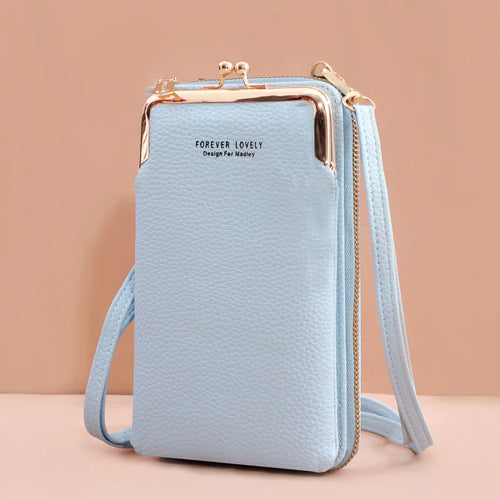 Mini Matte Leather Crossbody Bag for Women - Stylish Small Shoulder Bag