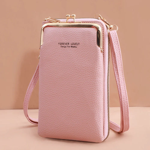 Mini Matte Leather Crossbody Bag for Women - Stylish Small Shoulder Bag